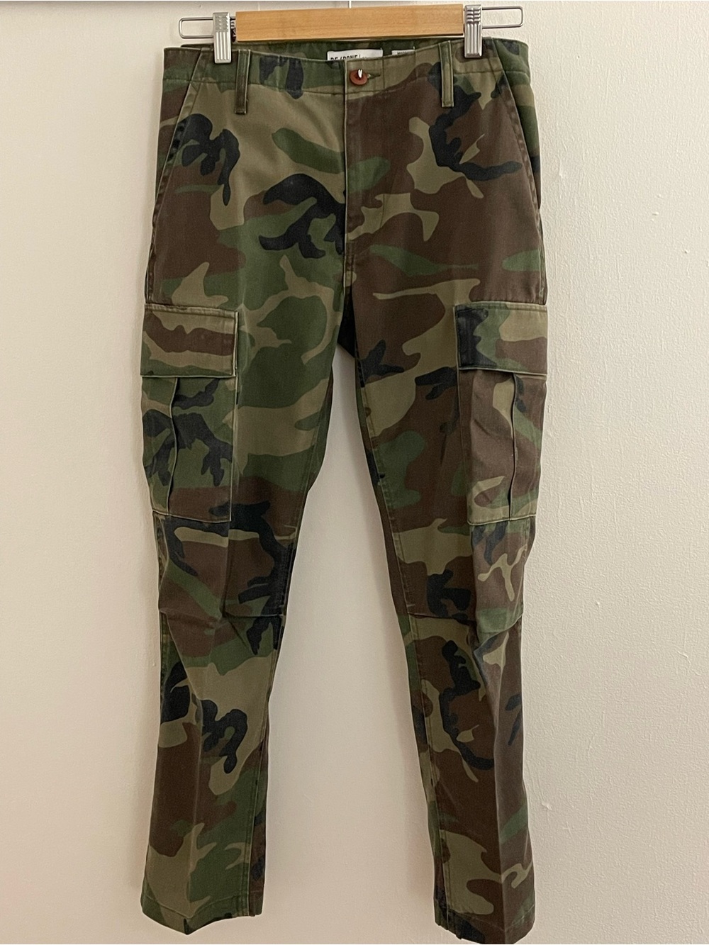 RE/DONE Originals Camo Cargo Pants Size 26 Made in USA